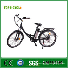 TOP China Manufacturer E-cycle 26" city ebike with pedals electric city bike